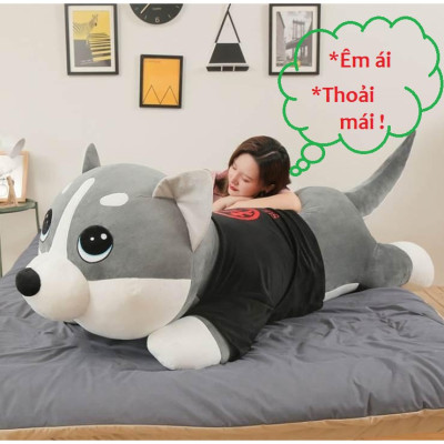 Gấu Bông Chó Husky Siêu To Khổng Lồ