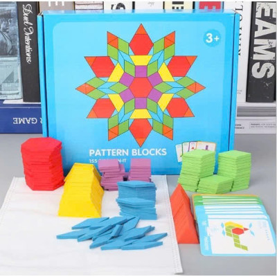 Đồ Chơi Xếp Hình Tangram Bằng Gỗ 155 Chi Tiết  Nhiều Màu Sắc Xếp Được Hàng Nghìn Hình Khác Nhau Cho Bé Tư Duy Sáng Tạo