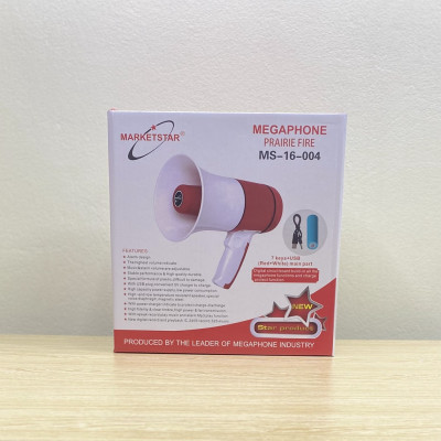 Loa phóng thanh bluetooth MS-16-004 - ZS008B cầm tay ghi âm phát lại, rao bán hàng rong ( Hàng Chính Hãng )