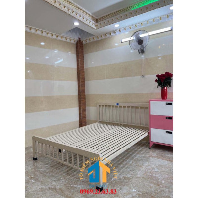Giường sắt kiểu giá bền siêu xinh 1M8X2M - ĐẠI THÀNH