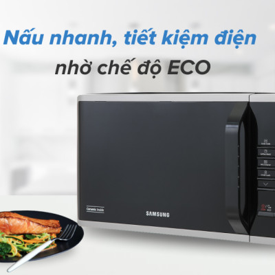 Lò vi sóng Samsung MS23K3513AS/SV 23 lít - Hàng chính hãng