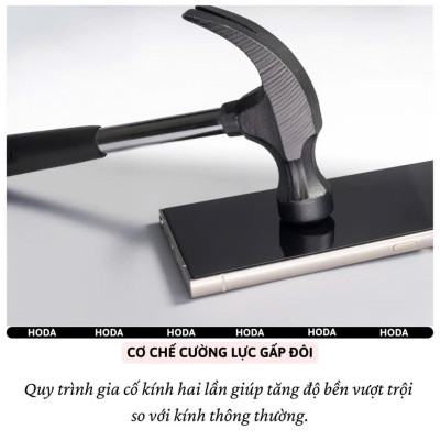 Kính cường Lực Hoda 0.21mm cho Samsung Galaxy S25Ultra / S24 Ultra - Độ trong 4K Full Màn Hình 9H Chống Xước Bẩn Nano - Hàng chính hãng