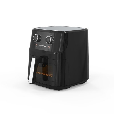 [Bản mới] Nồi chiên không dầu 6.5L SUNHOUSE SHD4030 - Công nghệ Rapid Air giảm tới 80% dầu mỡ - Khoang chiên trong suốt - Hàng chính hãng