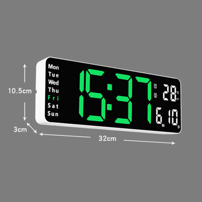 Tổng hợp đồng hồ Led treo tường, để bàn có remote điều khiển - T0424