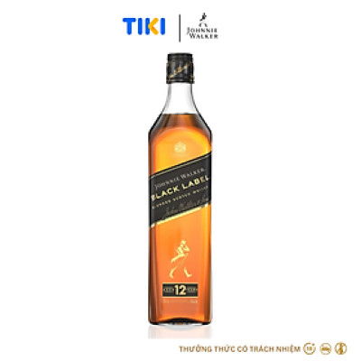 Rượu Johnnie Walker Black Label Blended Scotch Whisky 40% 750Ml [Không hộp]