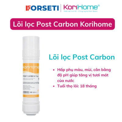 Combo 3 lõi lọc Korihome - lõi Sediment, lõi Pre-Carbon, lõi Post Carbon- hàng chính hãng