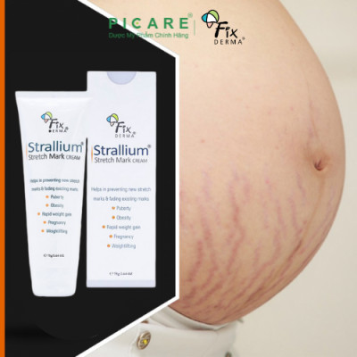 Kem làm mờ vết rạn da Fixderma Strallium Stretch Mark Cream (75g)