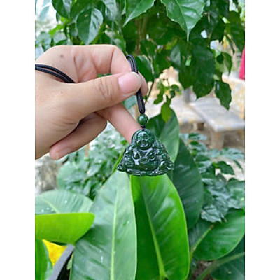 Mặt dây chuyên ngọc bích, mặt dây chuyền phật di lặc|phongthuygiaphat