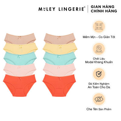 Combo 10 Quần Lót Nữ Modal Miley Lingerie New Color - Giao Màu Ngẫu Nhiên