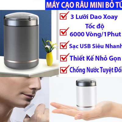 Phụ Kiện - Lưỡi Dao Cạo Râu 3 Lưỡi Thay Thế Cho Máy Cạo Râu MiNi 3 Lưỡi Công Nghệ Nhật Bản