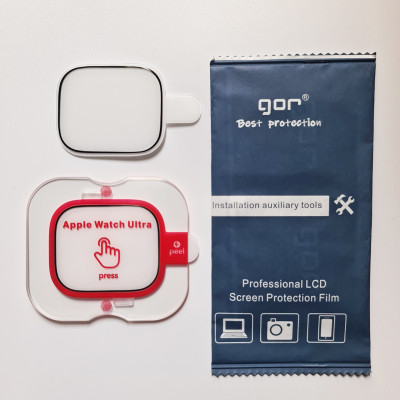 Dán cường lực GOR Sapphire dành cho Apple Watch Ultra 49mm (Bộ 2 Miếng) - Hàng Chính Hãng