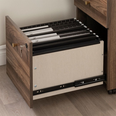 Tủ tài liệu hiện đại bằng gỗ công nghiệp MDF SMLIFE Faurry