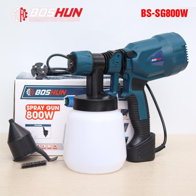 Máy phun sơn Boshun BS-SG800W công suất lớn 800W - Hàng Chuẩn Không Chổi Than Siêu Khỏe