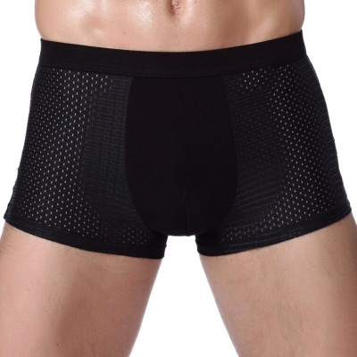 [Combo 3] Quần lót nam Boxer kiểu Lưới thời trang (giao màu ngẫu nhiên Xanh/Đen/Xám)
