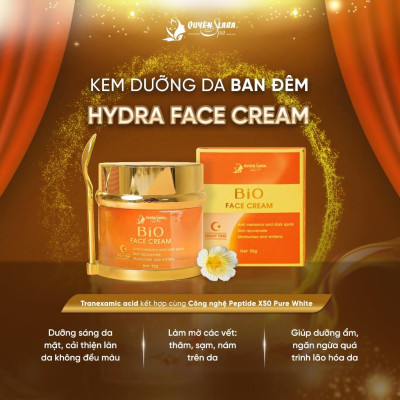COMBO Kem Dưỡng Da Ngày Đêm HYDRA & BIO FACE CREAM - Mờ Đóm Nâu, Nám, Tàn Nhang, Da Trắng Bật Tông