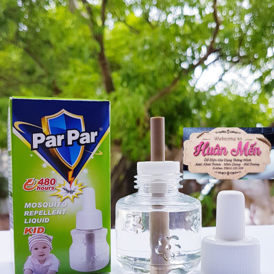 Combo 10 lọ tinh dầu đuổi muỗi PAR-PAR sử dụng thay thế cho ĐÈN và MÁY ĐUỔI MUỖI