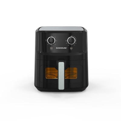 [Bản mới] Nồi chiên không dầu 6.5L SUNHOUSE SHD4030 - Công nghệ Rapid Air giảm tới 80% dầu mỡ - Khoang chiên trong suốt - Hàng chính hãng