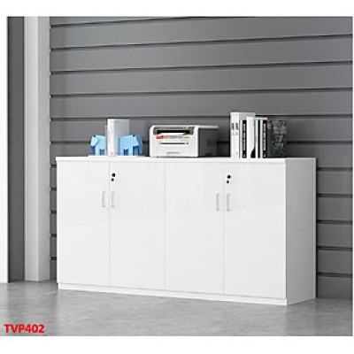 Tủ hồ sơ văn phòng, tủ tài liệu thấp gỗ MDF TVP402 - NỘI THẤT LẮP RÁP VIENDONGADV