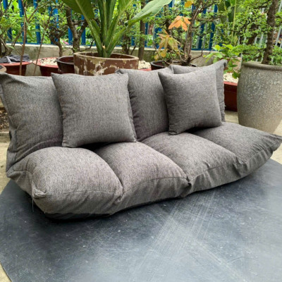 Ghế sofa lười biến hình cao cấp, ghế tựa lưng thư giãn,ghế lười tami decor Juno Sofa KT 1m15 x 1m5 tùy chỉnh độ cao