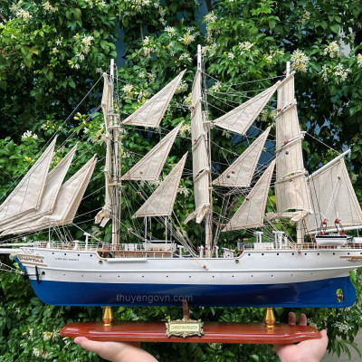 Thuyền Gỗ Trang Trí Phong Thủy Dạng Thuyền Cổ CHRISTIAN RADICH Chính Hãng, Hàng Xuất Khẩu Chất Lượng