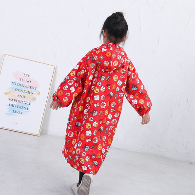 Áo mưa bít trẻ em  từ  7  -  10 tuổi  , họa tiết hoạt hình  dễ thương , vải dù  chống thấm  kèm túi đựng , giao màu ngẫu nhiên