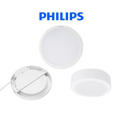 Bộ Đèn Philips LED Ốp Trần tròn lắp nổi DN027C Công suất (9W, 12W, 15W, 19W)