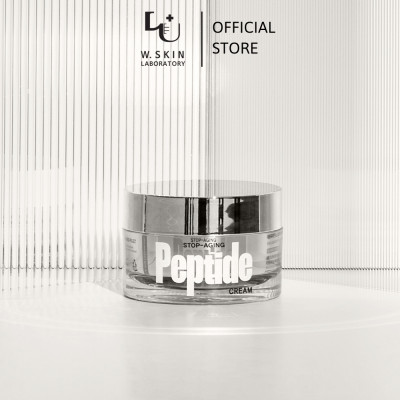 Kem dưỡng Peptide Cao Cấp W.Skin Hàn Quốc_STOP-AGING PEPTIDE CREAM (50ml) {Có tem phụ nhập khẩu chính ngạch} xuất xứ Hàn Quốc