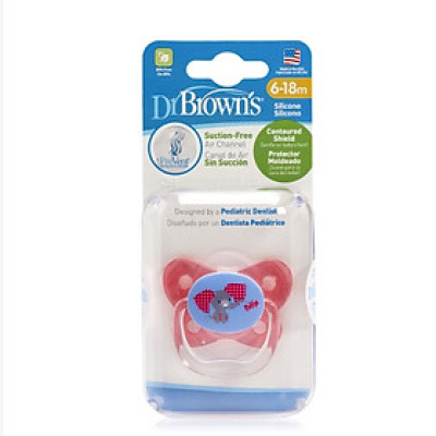 [ PV21307 ] Ty ngậm đơn Prevent chỉnh nha, chống vẩu Dr.Brown