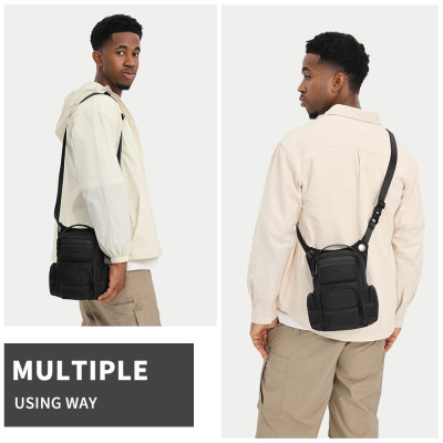 Túi đeo chéo nam đi xe máy OZUKO Túi đeo chéo ngoài trời chống nước đa chức năng