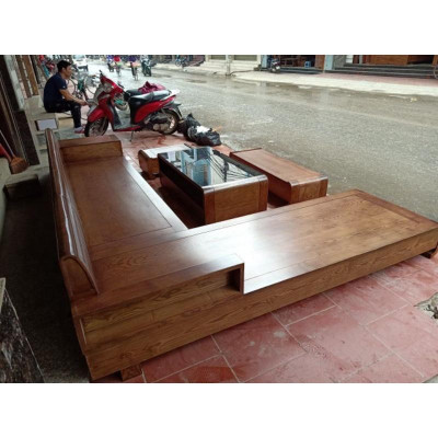 Bộ bàn ghế gỗ sồi mỹ giá thật