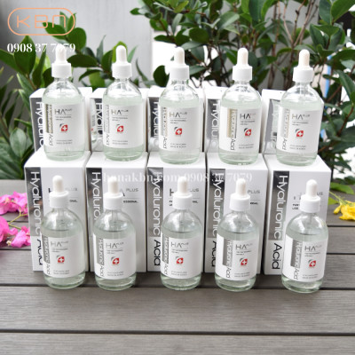 COMBO 10 CHAI SERUM HA PLUS 100ml (Dưỡng Ẩm, Căng Bóng, Sáng Da, Mờ Nếp Nhăn) Hàng Chính Hãng + Tặng 1 HA 100ml và 100g Mặt Nạ Dẻo