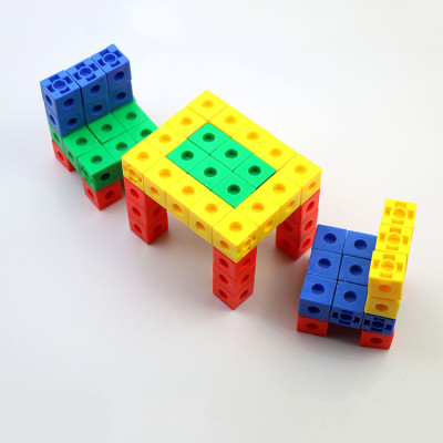Bộ đồ chơi xếp hình thông minh Number Blocks hình vuông 100 viên - Chính hãng dododios