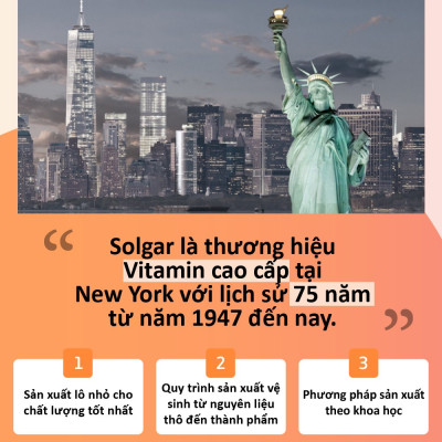 NHẬP KHẨU USA CHÍNH HÃNG - Viên Uống Solgar Ester-C® Plus -Vitamin C Thế Hệ Mới, Không Kích Ứng Dạ Dày, Hấp Thu Nhanh [50 viên]