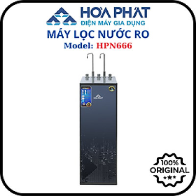 Máy lọc nước RO Hòa Phát 3 chức năng HPN666 - Hệ thống 11 lõi - Tủ đứng - Hàng chính hãng - Bảo hành 3 năm