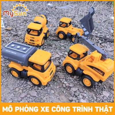 Mô hình xe cứu hỏa đồ chơi bộ xe ô tô cứu hỏa xe phun nước xe thang xe bồn chở nước chữa cháy đồ chơi cho bé