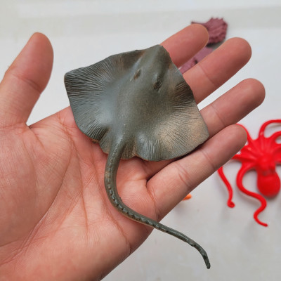 Set 4 đồ chơi động vật biển - Con Cá Đuối-Cá Ngựa-Bạch Tuộc-Sao Biển