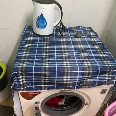 Áo phủ  máy giặt cửa ngang (trước) cho máy từ 11- 15 kg ,vải dù siêu bền tiện lợi , chống thấm nước , bảo vệ máy giặt dưới mọi thời tiết 