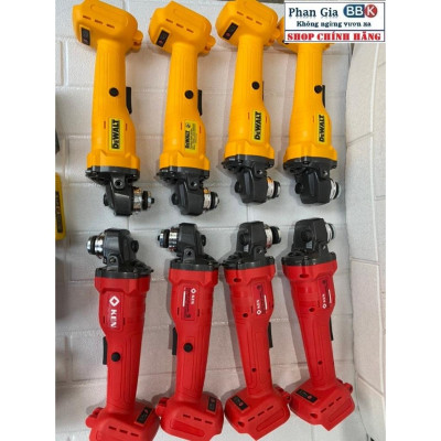Thân máy mài KEN 199V chân pin phổ thông, 100% dây đồng - Thân máy mài dùng pin hàng đẹp loại 1