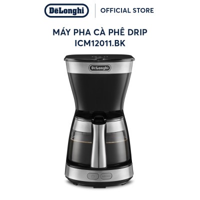 [Hàng chính hãng] Máy pha cà phê drip DeLonghi ICM12011.BK