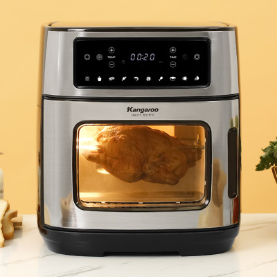 Lò chiên không dầu 12L Kangaroo KG12AF1A - Rapid Air - 1800W - Hàng chính hãng, Bảo hành 12 tháng