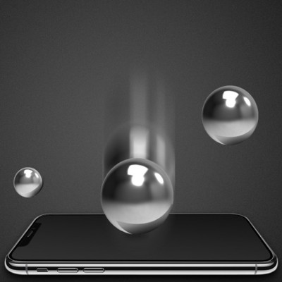 Kính cường lực full nhám chống bám vân tay cho Iphone siêu bền, siêu cứng , ôm sát máy, chống chầy - Hàng chính hãng