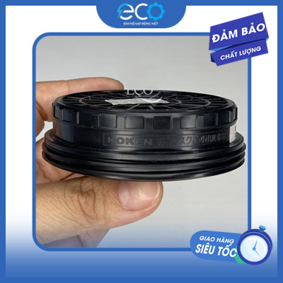 Phin lọc than hoạt tính Koken mã KGC-10C chuyên dùng cho mặt nạ phòng độc Koken G7 phun pu, phun xịt trừ sâu