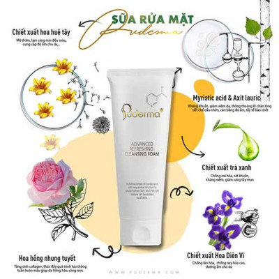 Combo làm sạch dành cho da dầu: nước tẩy trang Puderma, Sữa rửa mặt Puderma, Tẩy da chết Puderma, Toner nước hoa hồng Puderma: làm sạch, cấp ẩm giúp da sáng khỏe, ngăn ngừa mụn.