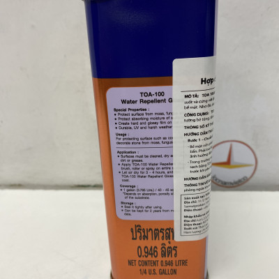 Chống thấm, chống rêu mốc TOA 100 cho bề mặt gạch và đá 1kg