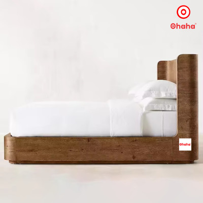 [Miễn phí lắp đặt & vận chuyển] Giường ngủ gỗ cao cấp hiện đại Ohaha - GC046