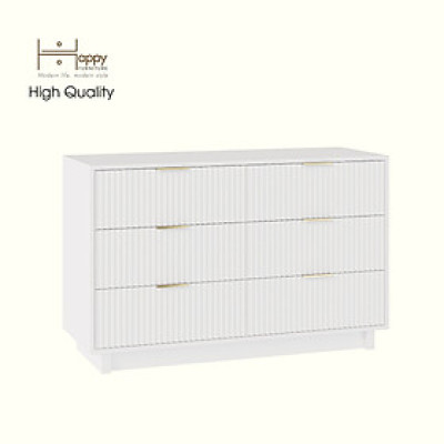 HAPPY FURNITURE , Tủ lưu trữ 6 ngăn kéo - NAMI, THK_241 , 120cm x 45cm x 76cm DxRxC