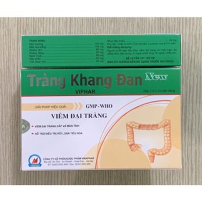 ￼TRÀNG KHANG ĐAN New Vinaphar -Hộp 30 Viên -  Giải pháp hiệu quả cho viêm đại tràng, rối loạn tiêu hoá