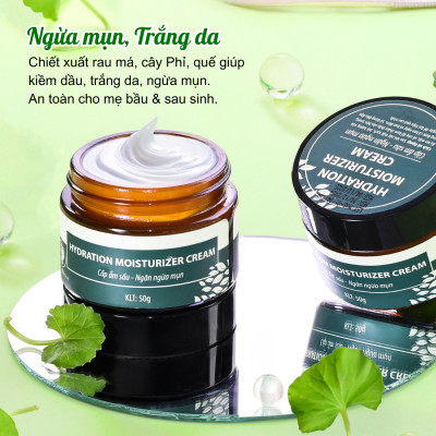 Bộ trắng da, sạch mụn toàn diện Wonmom (Sữa rửa mặt + Kem cấp ẩm + Serum mụn + Mặt nạ nghệ)