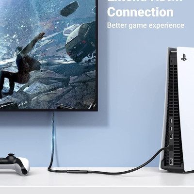 Ugreen UG40450HD152TK 2M 8K 60hz HDMI 2.1 cáp nối dài - HÀNG CHÍNH HÃNG