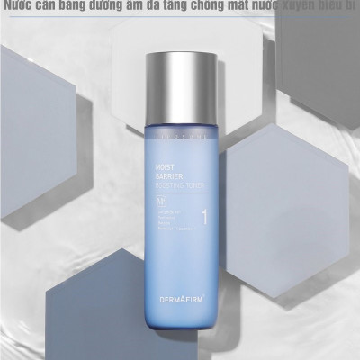  Nước cân bằng dưỡng ẩm đa tầng chống mất nước xuyên biểu bì Dermafirm Moist Barrier Boosting Toner M4 200ml